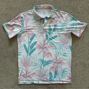 Scales Palm City Polo Washed White Size Medium